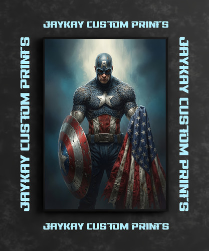 Poster stampa captain america - poster,